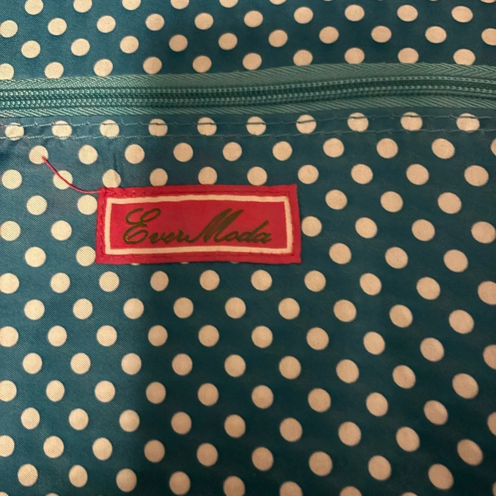 Colorful Quilted Turtle Print Garment Bag NWT
